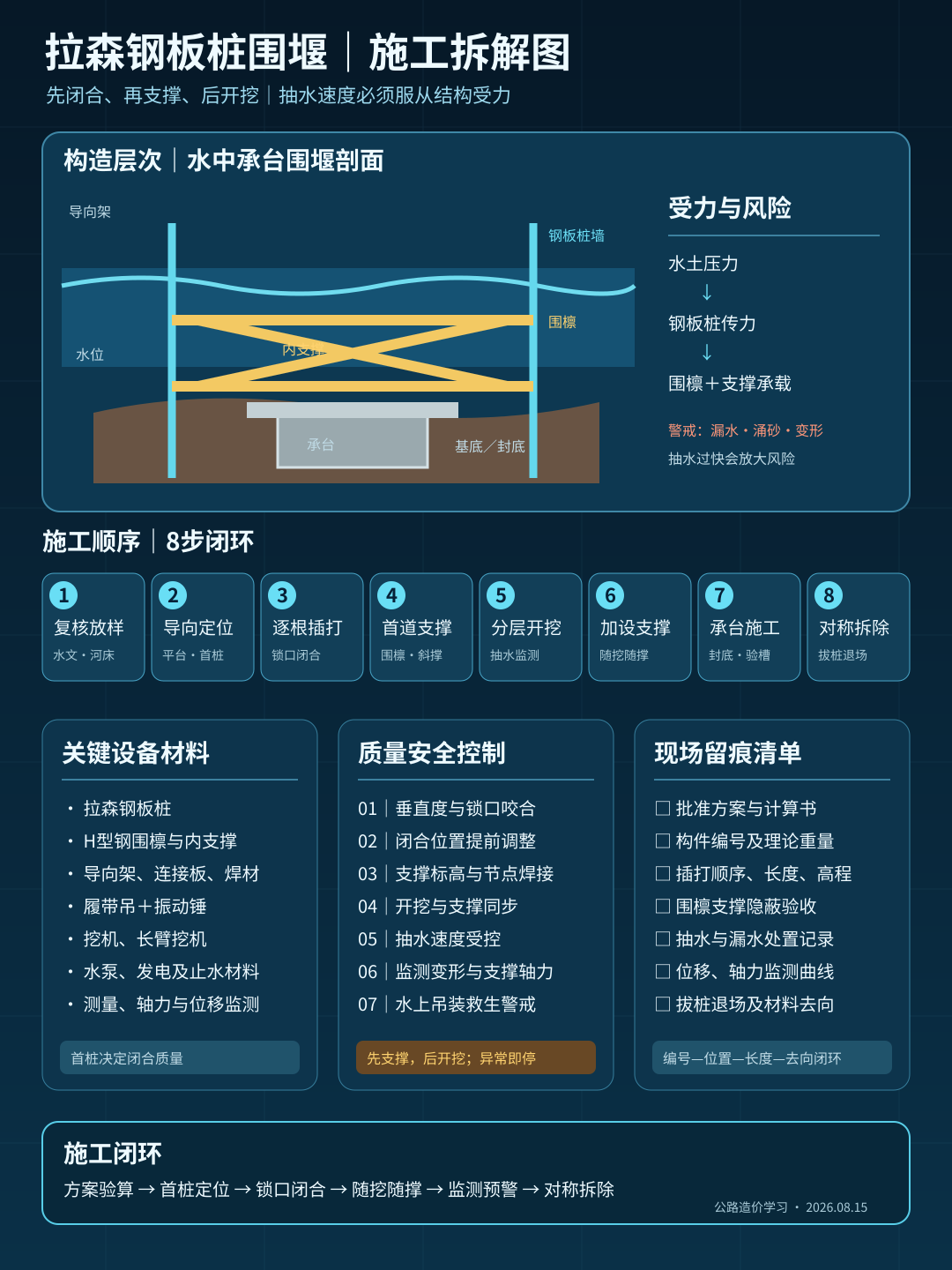 sheet-pile-cofferdam-construction